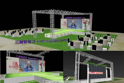 盤(pán)子女人坊舞臺(tái)燈光設(shè)計(jì) 走秀與展示模型的視覺(jué)藝術(shù)